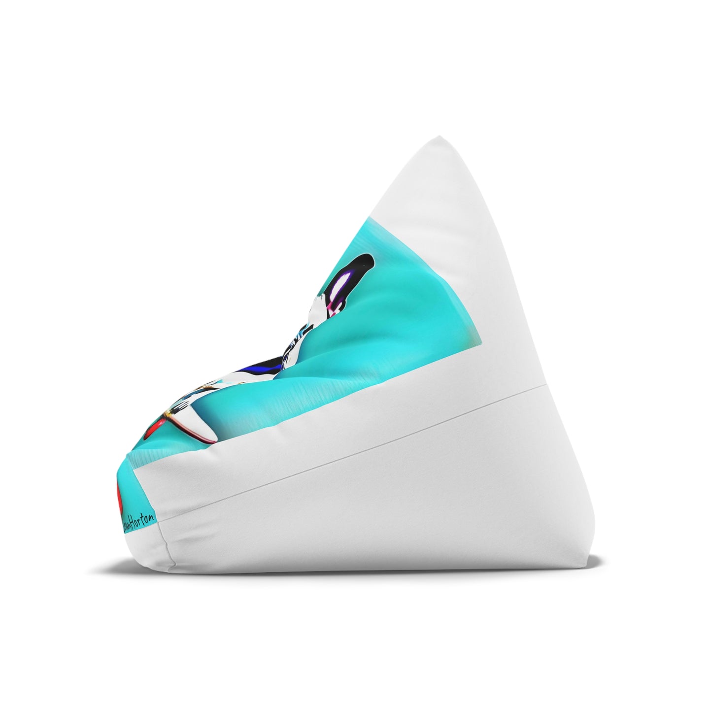 Frenchie on a Skateboard Bean Bag Chair Cover