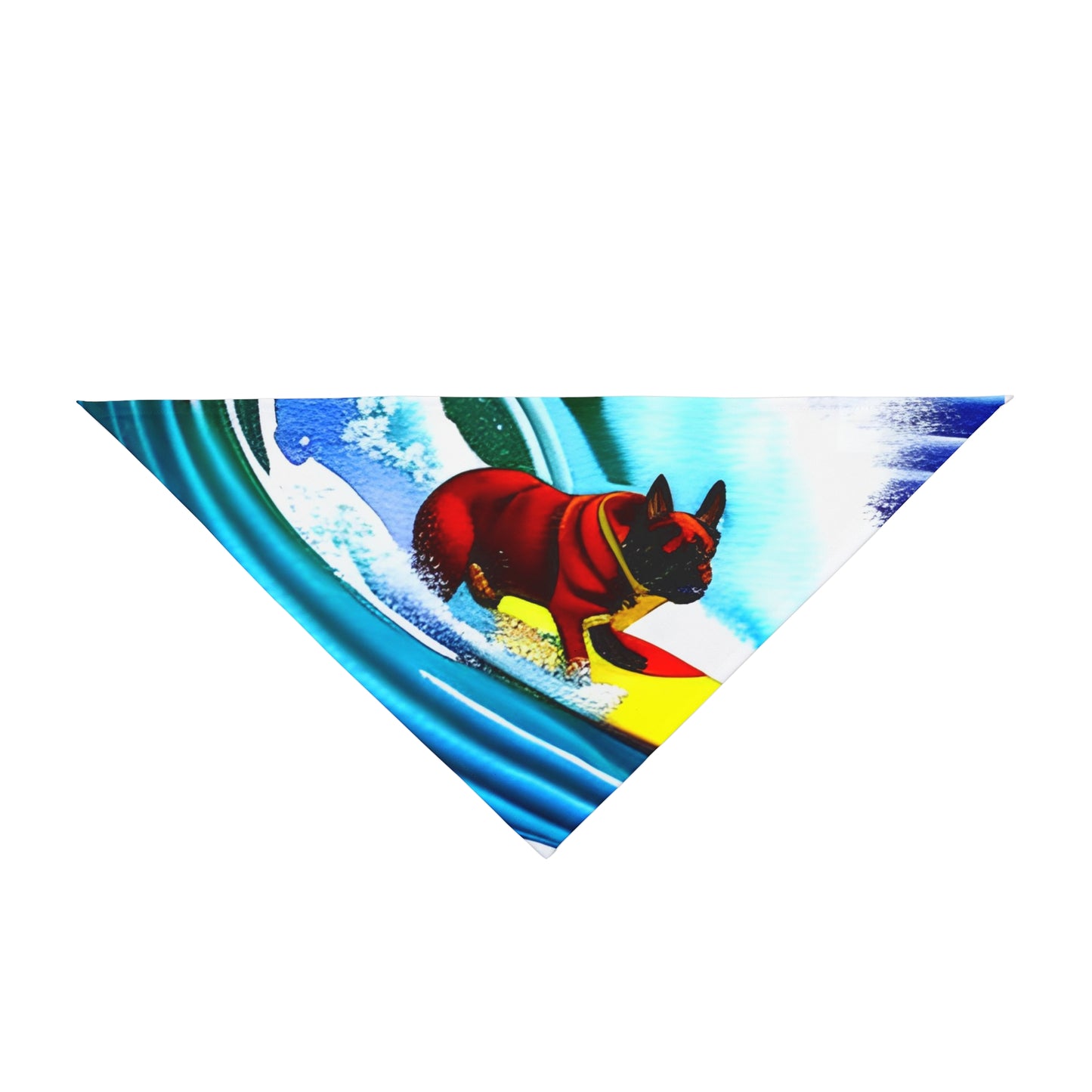 Surfing Frenchie Pet Bandana