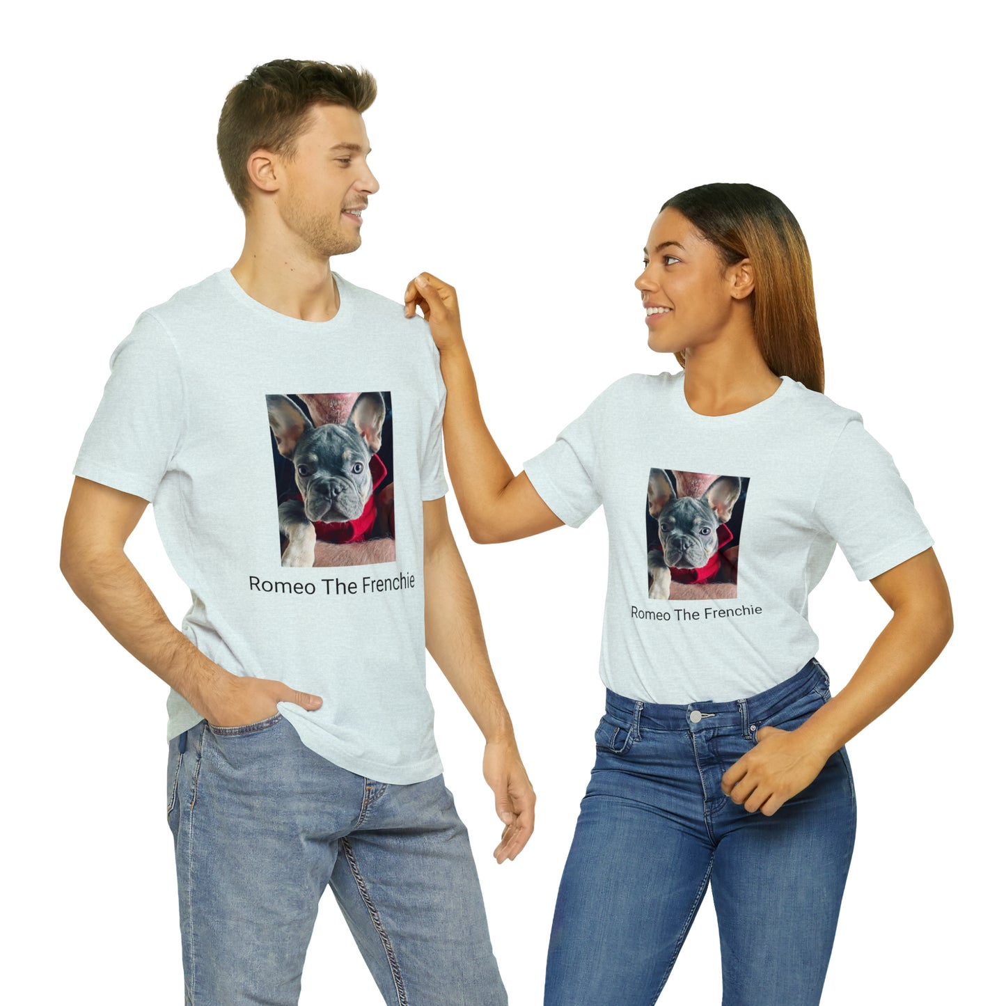 Romeo The Frenchie Unisex Jersey Short Sleeve Tee