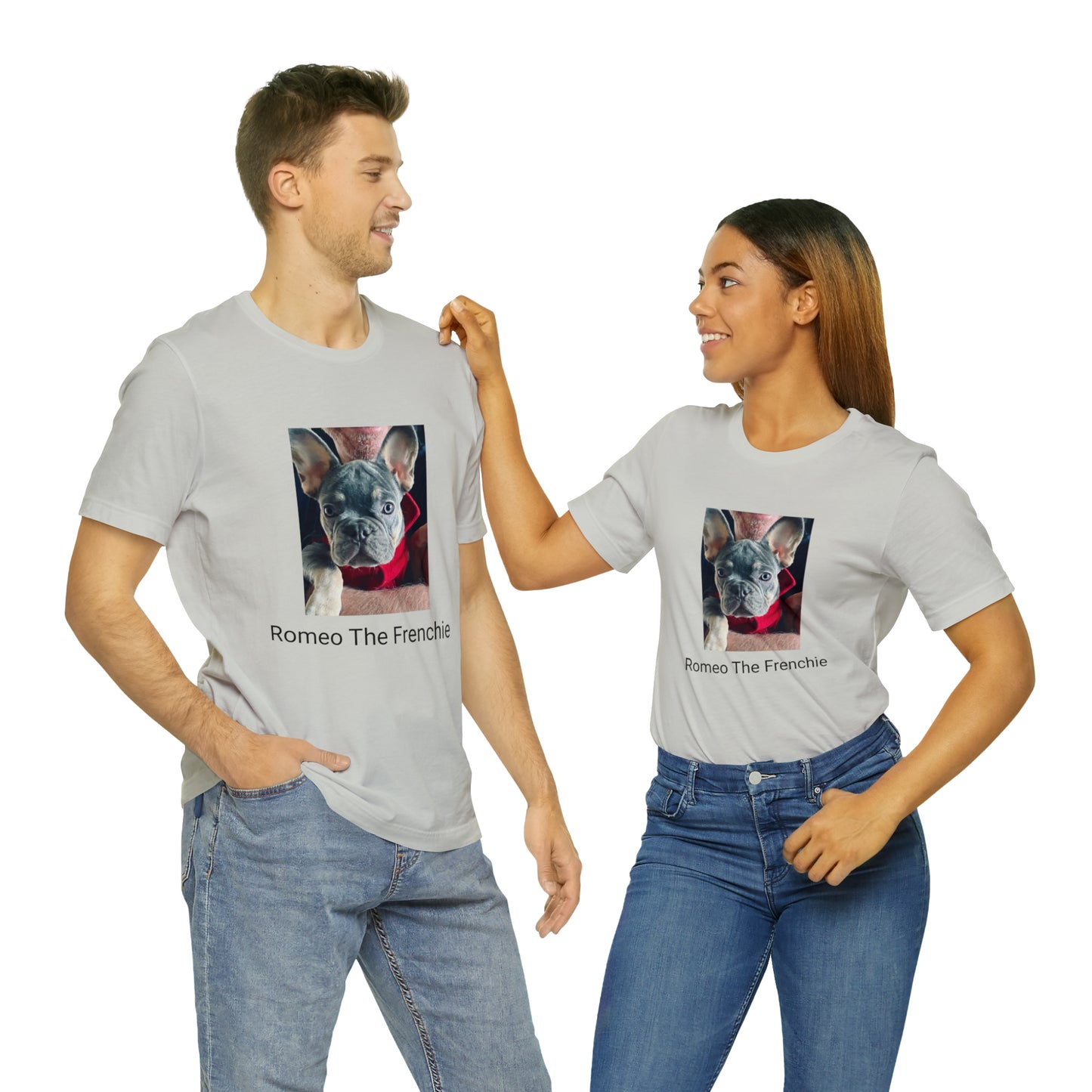 Romeo The Frenchie Unisex Jersey Short Sleeve Tee