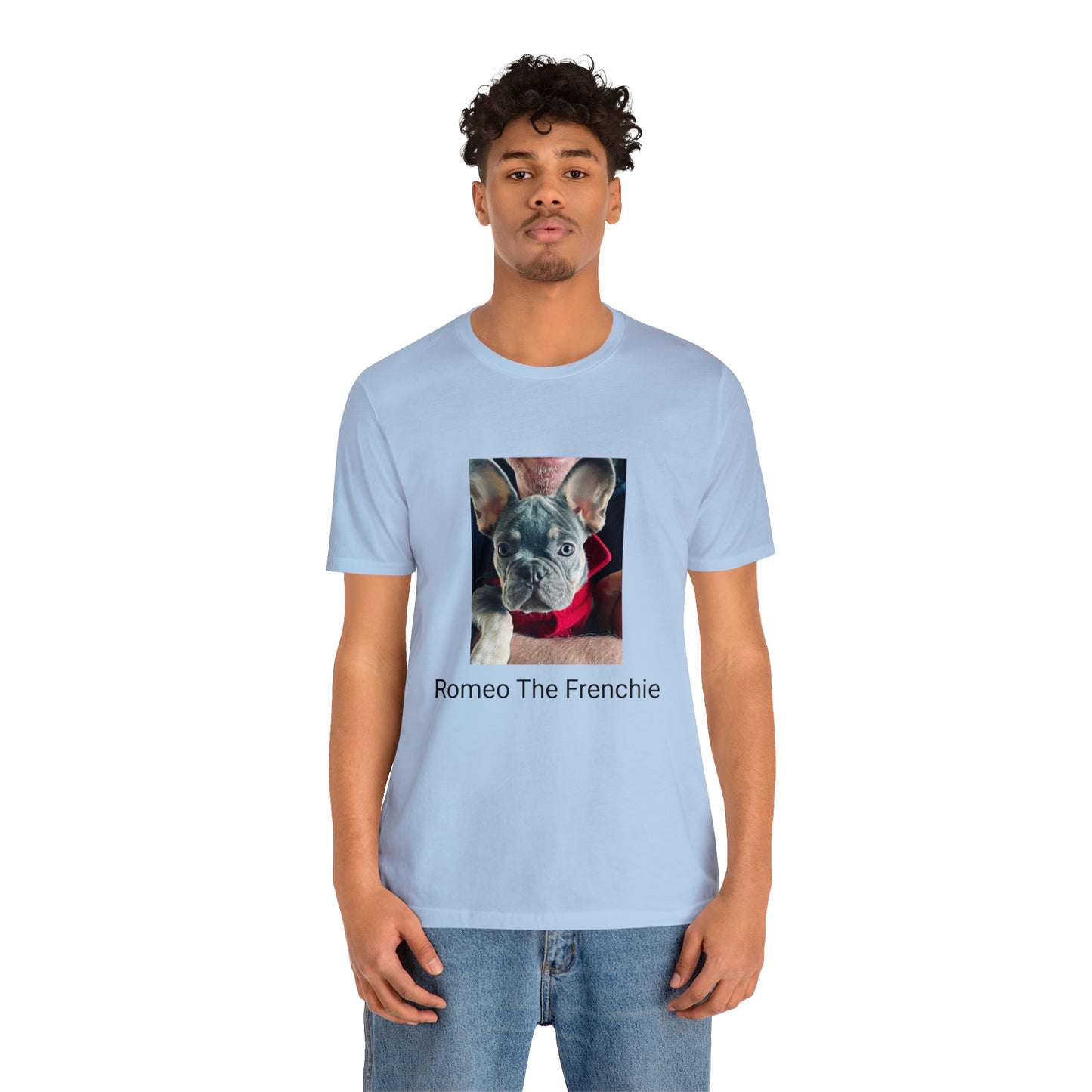 Romeo The Frenchie Unisex Jersey Short Sleeve Tee