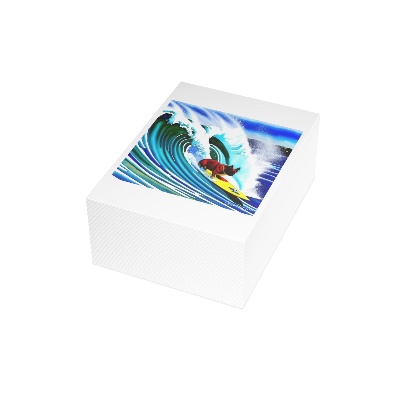 Surfing Frenchie Postcard Bundles (envelopes included)