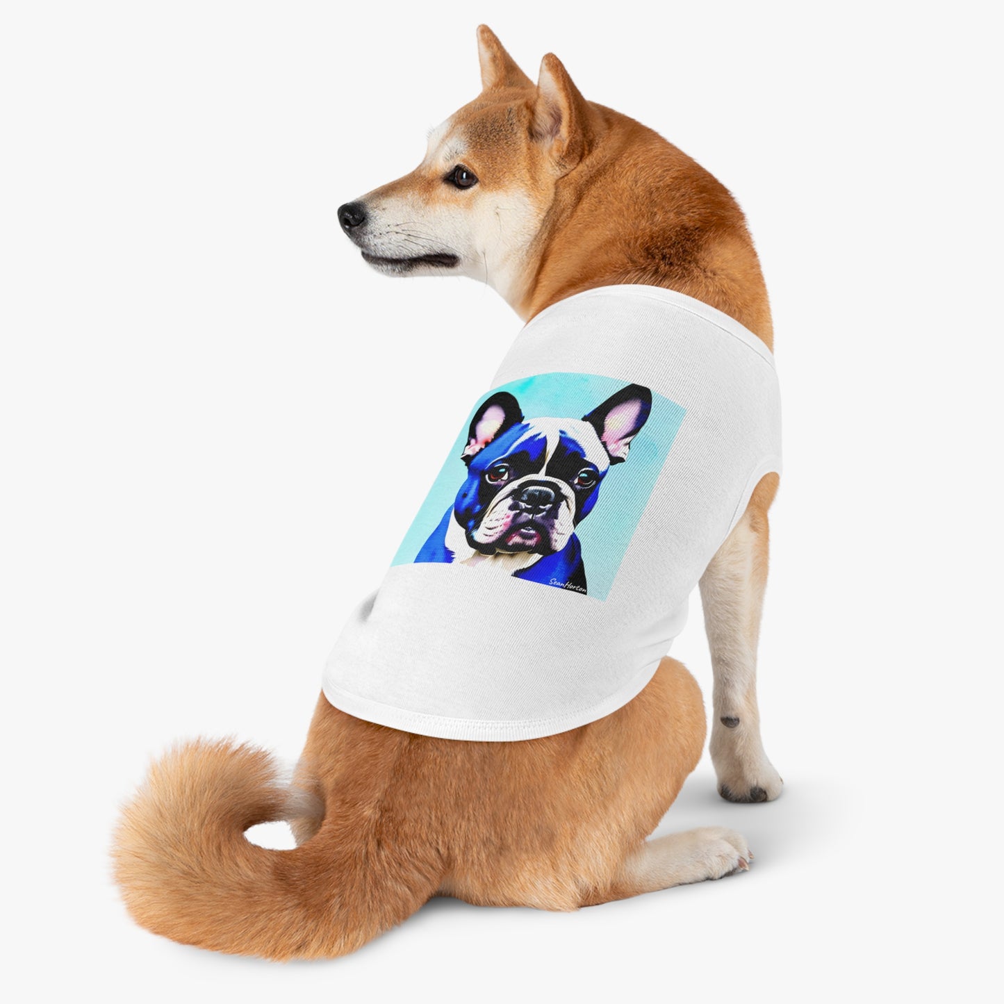 Blue Frenchie Pet Tank Top