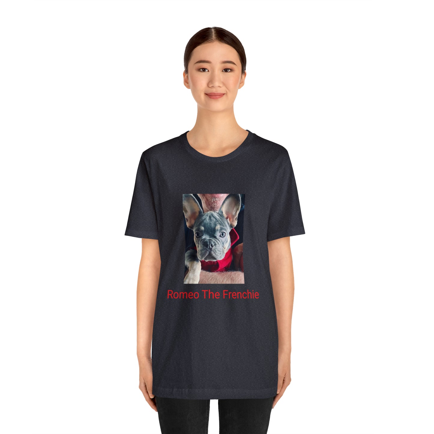 Romeo The Frenchie Unisex Jersey Short Sleeve Tee