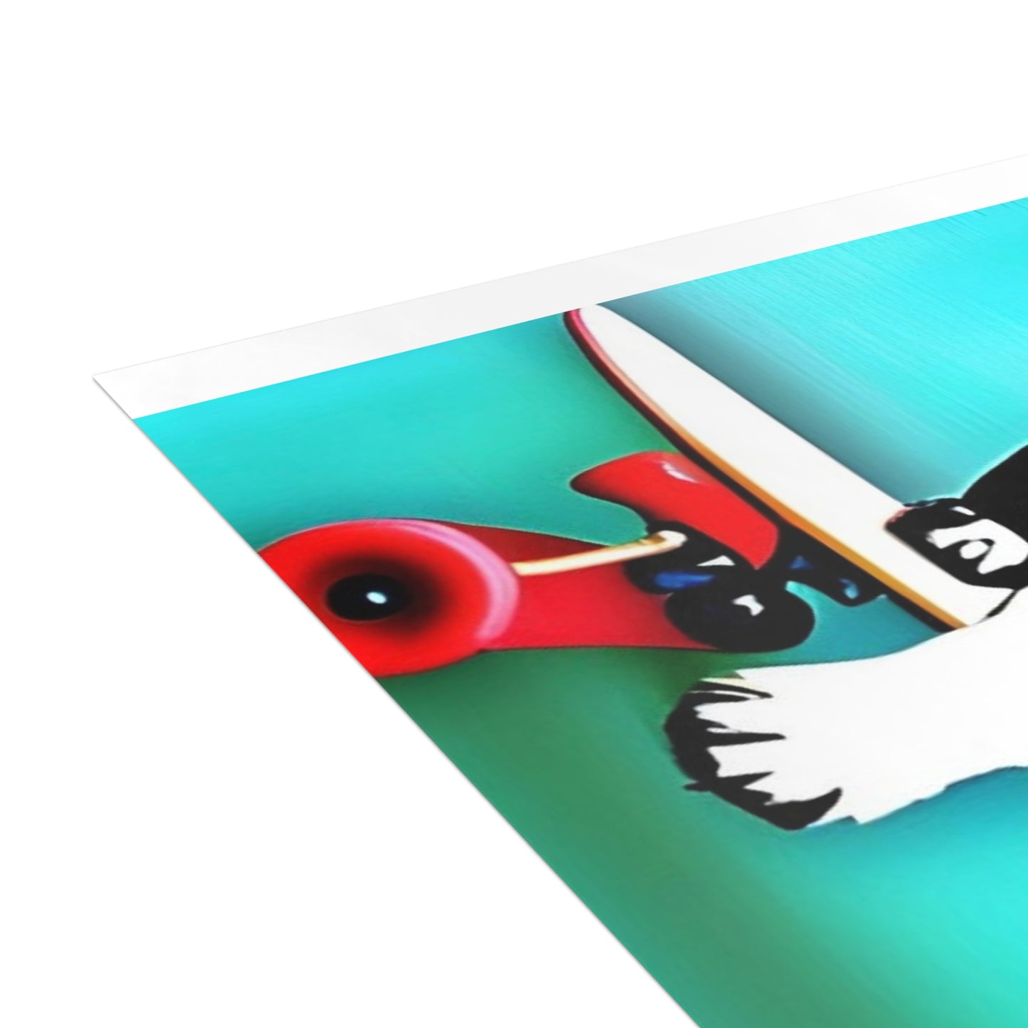 Frenchie on a Skateboard Postcard Bundles (envelopes included)