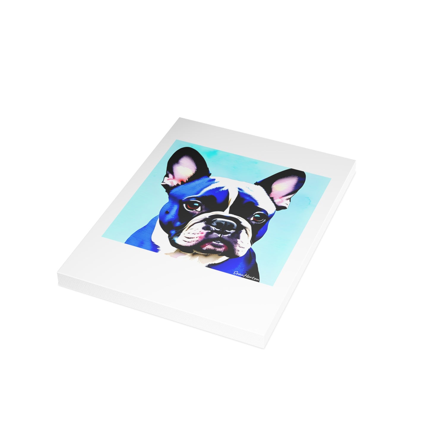 Blue Frenchie Postcard Bundles (envelopes included)