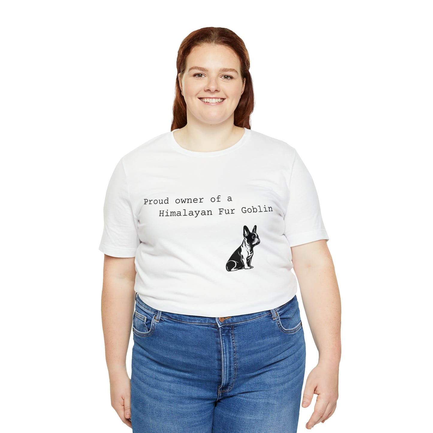 Himalayan Fur Goblin/French Bulldog Unisex Jersey Short Sleeve Tee