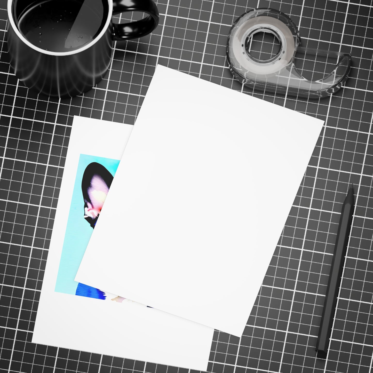 Blue Frenchie Postcard Bundles (envelopes included)