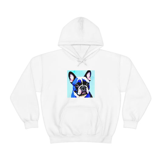 Blue Frenchie Unisex Heavy Blend™ Hooded Sweatshirt