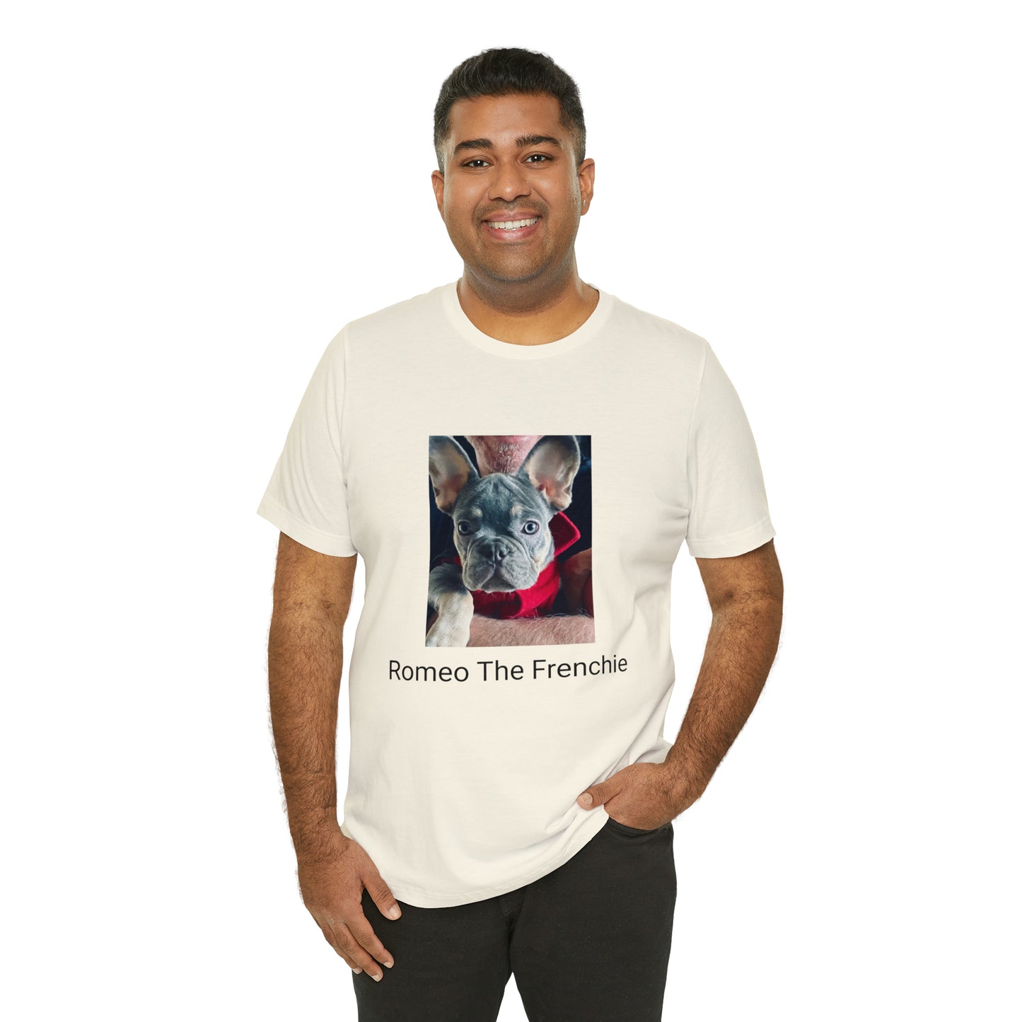 Romeo The Frenchie Unisex Jersey Short Sleeve Tee