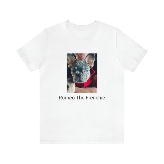 Romeo The Frenchie Unisex Jersey Short Sleeve Tee