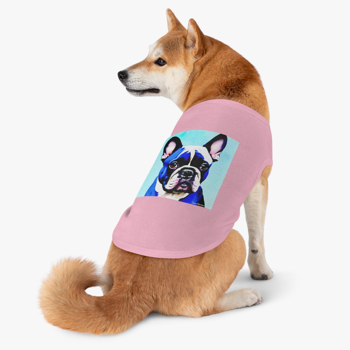 Blue Frenchie Pet Tank Top