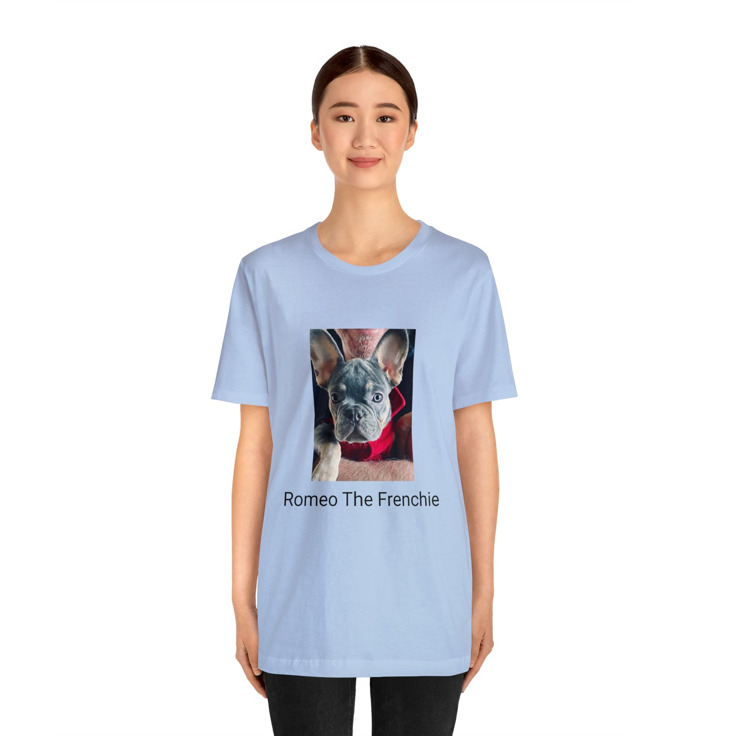 Romeo The Frenchie Unisex Jersey Short Sleeve Tee