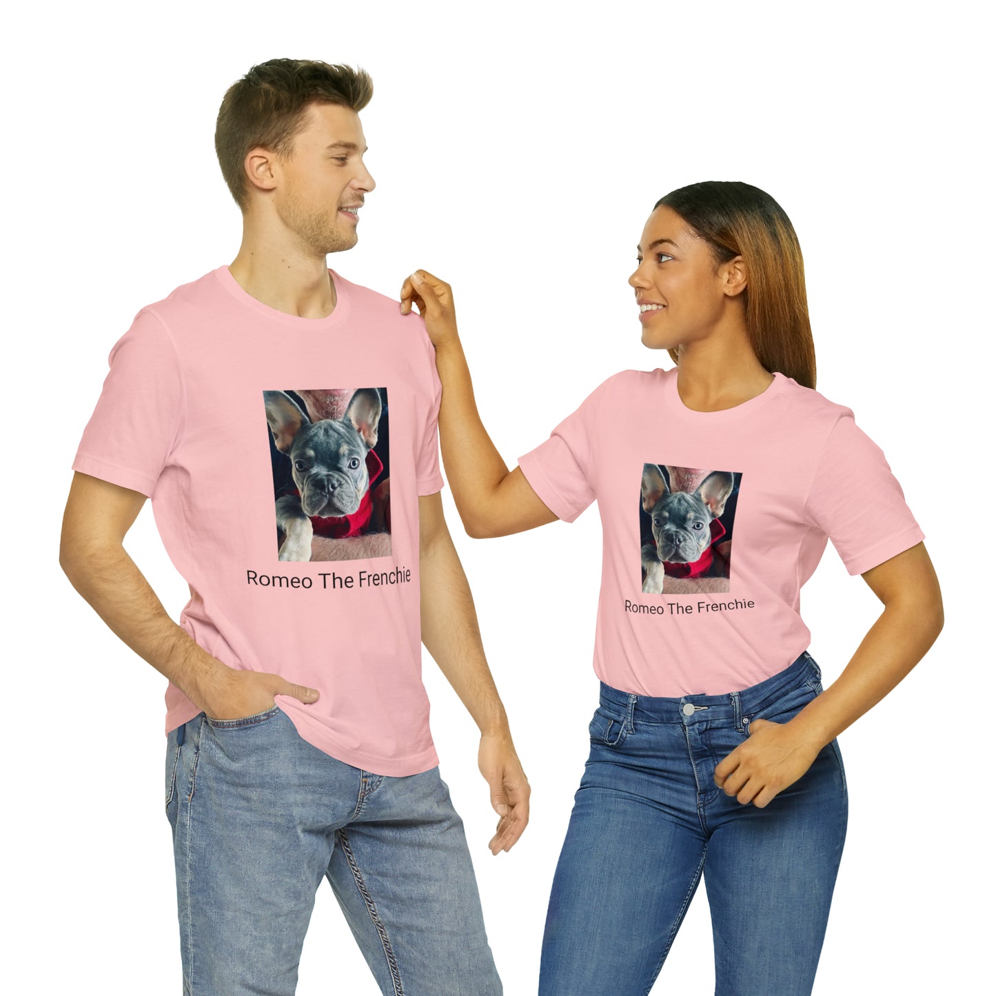 Romeo The Frenchie Unisex Jersey Short Sleeve Tee