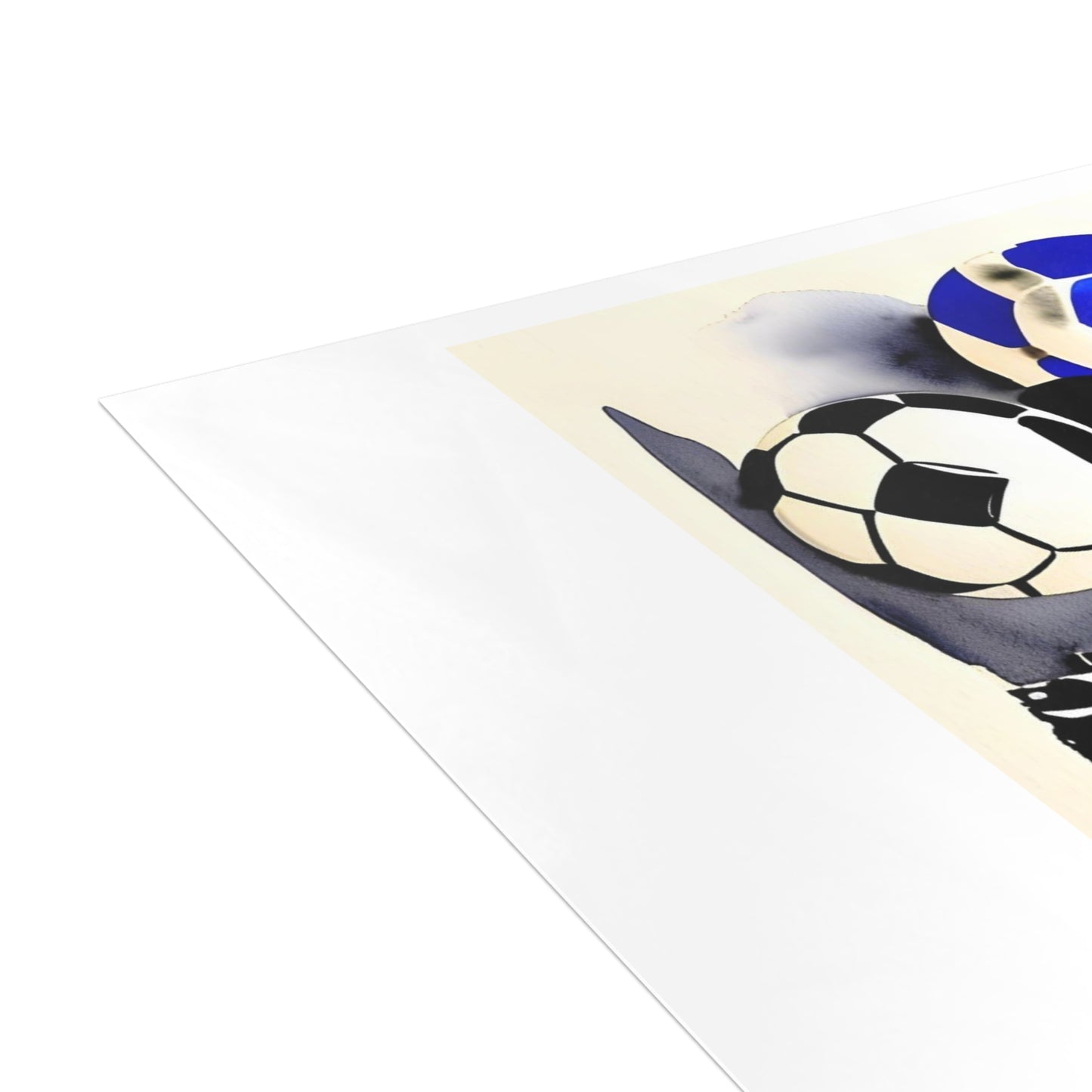 Frenchie with a Soccer Ball Postcard Bundles (envelopes included)