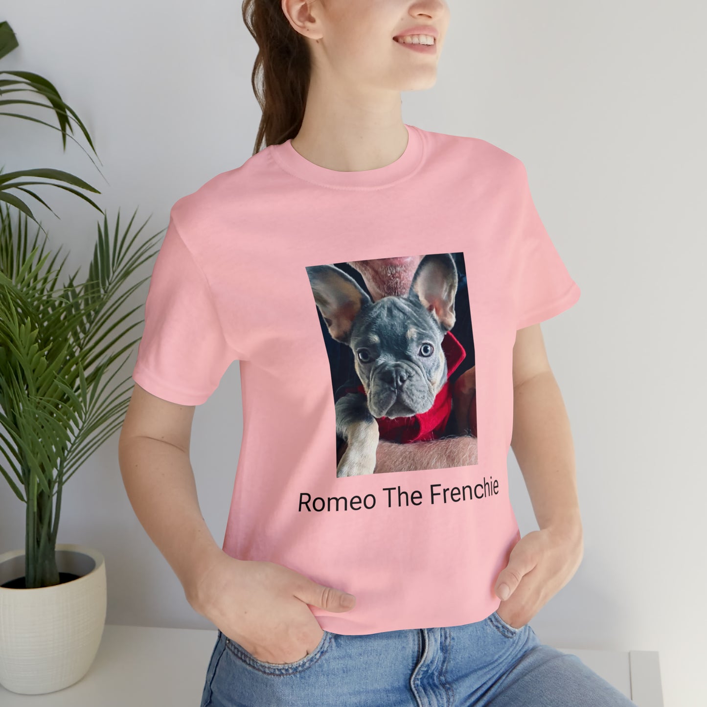 Romeo The Frenchie Unisex Jersey Short Sleeve Tee
