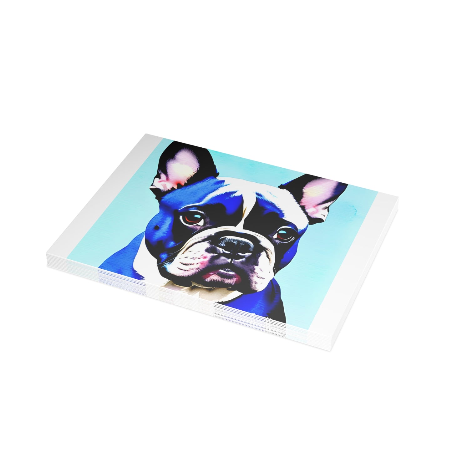 Blue Frenchie Postcard Bundles (envelopes included)