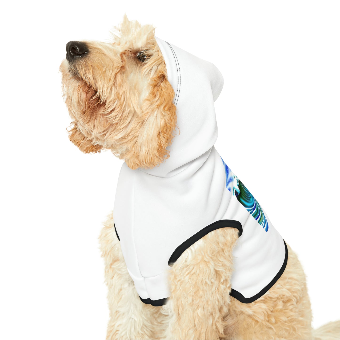 Surfing Frenchie Pet Hoodie