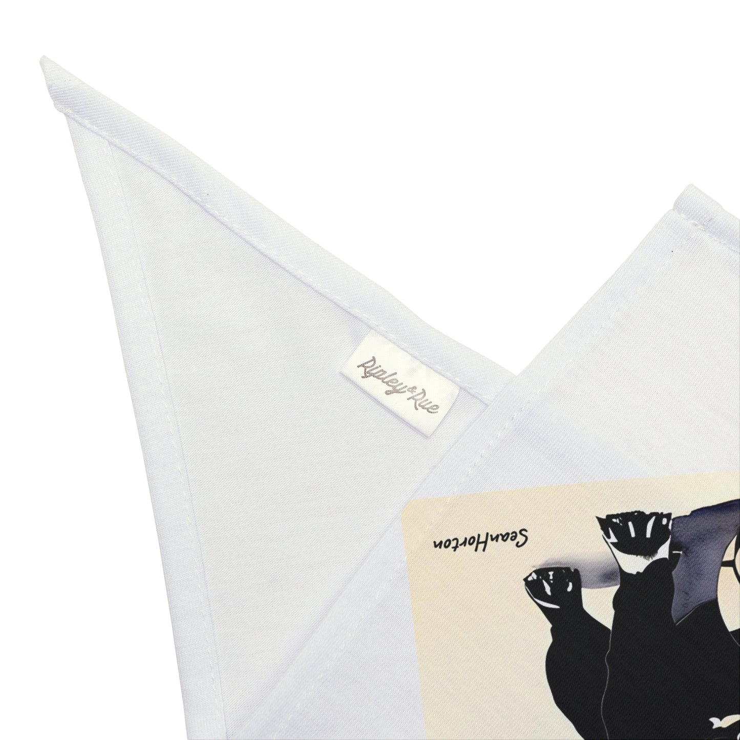 Frenchie with a Soccer Ball Pet Bandana