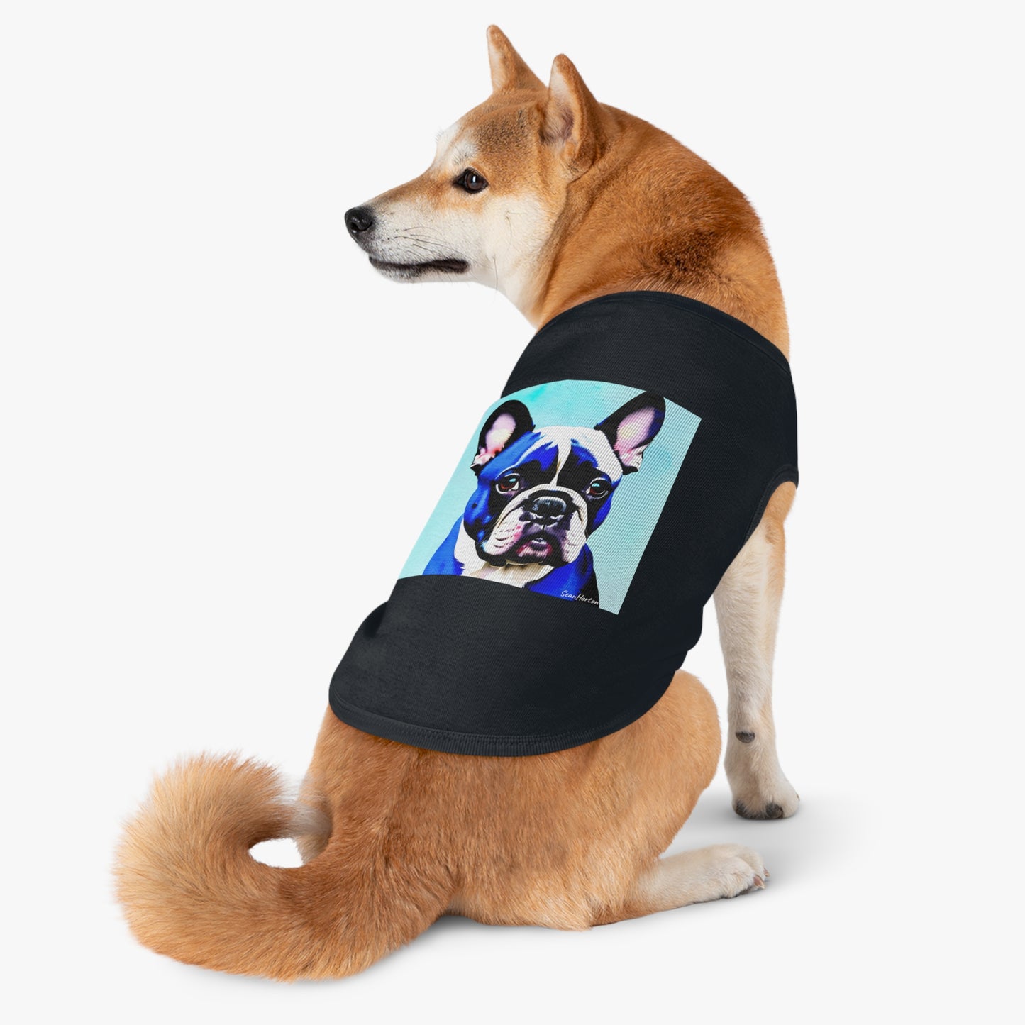 Blue Frenchie Pet Tank Top