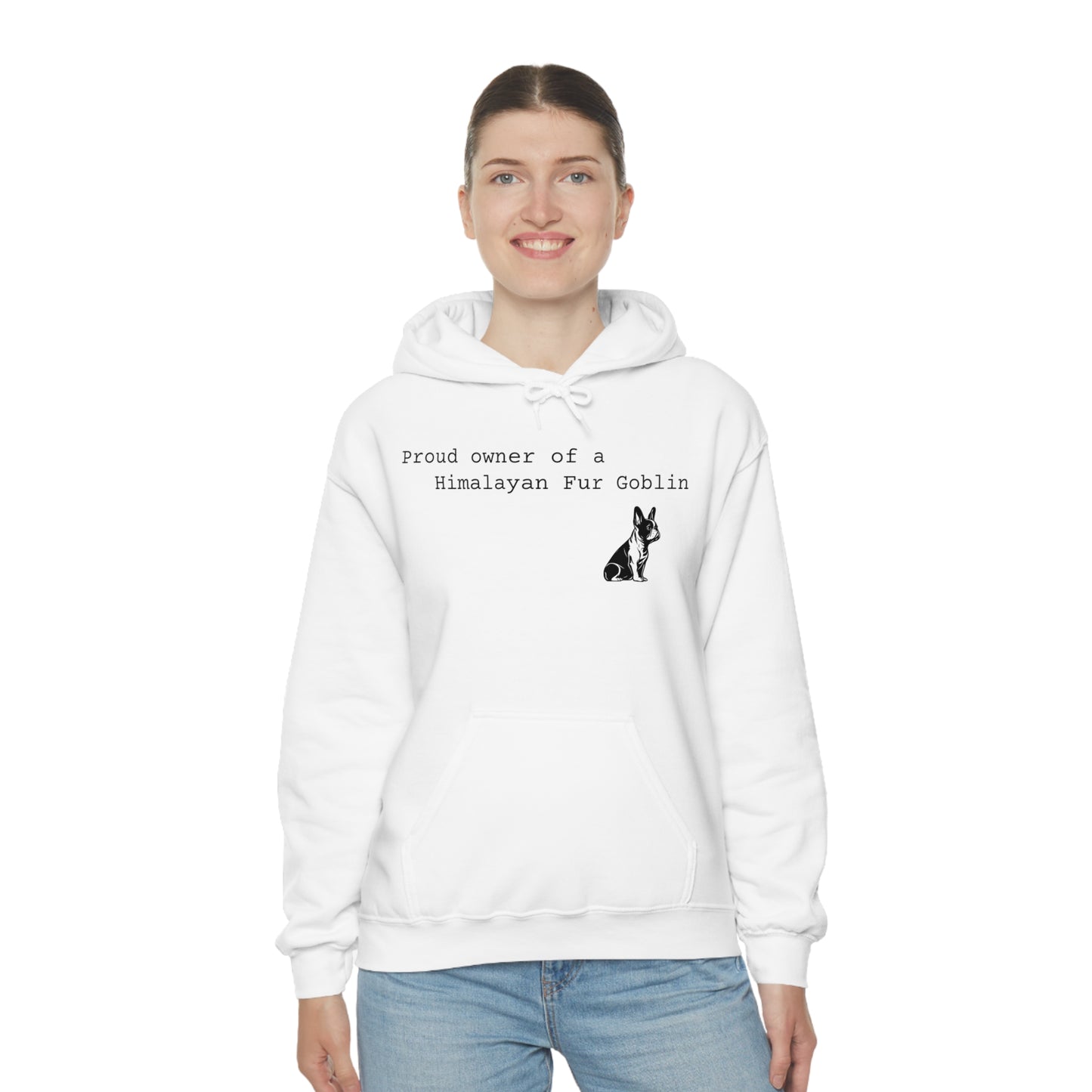 Himalayan Fur Goblin/French Bulldog Unisex Heavy Blend™ Hooded Sweatshirt