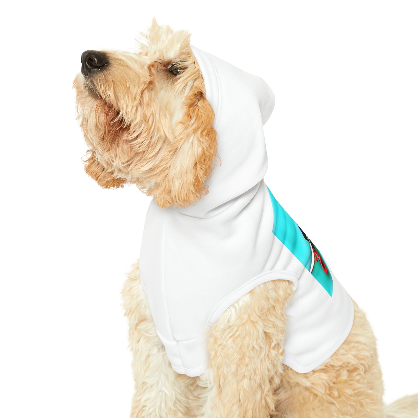 Frenchie on a Skateboard Pet Hoodie