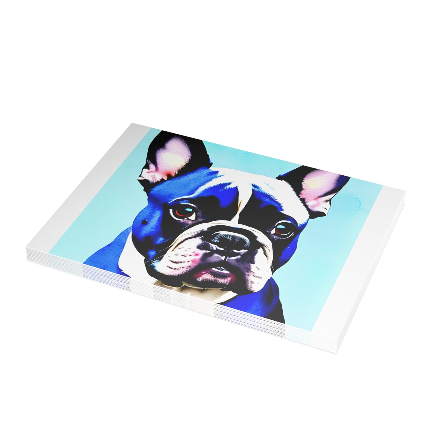 Blue Frenchie Postcard Bundles (envelopes included)