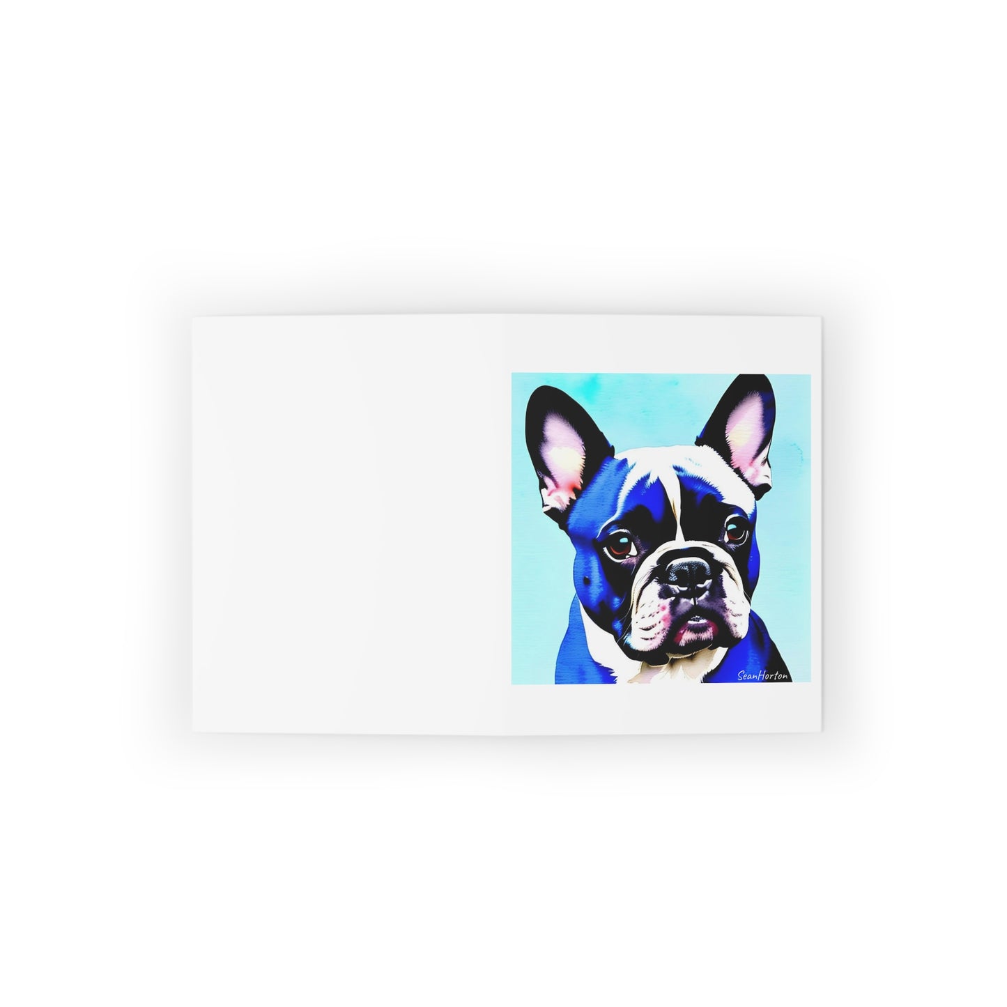 Blue Frenchie Greeting cards (8, 16, and 24 pcs)