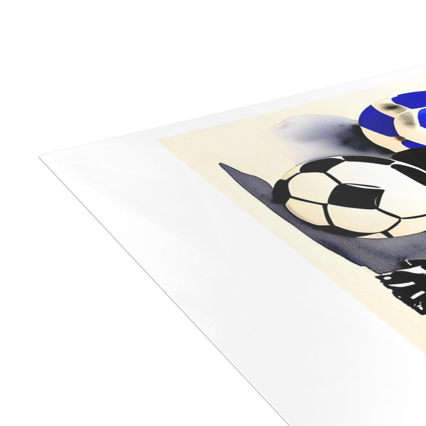 Frenchie with a Soccer Ball Postcard Bundles (envelopes included)