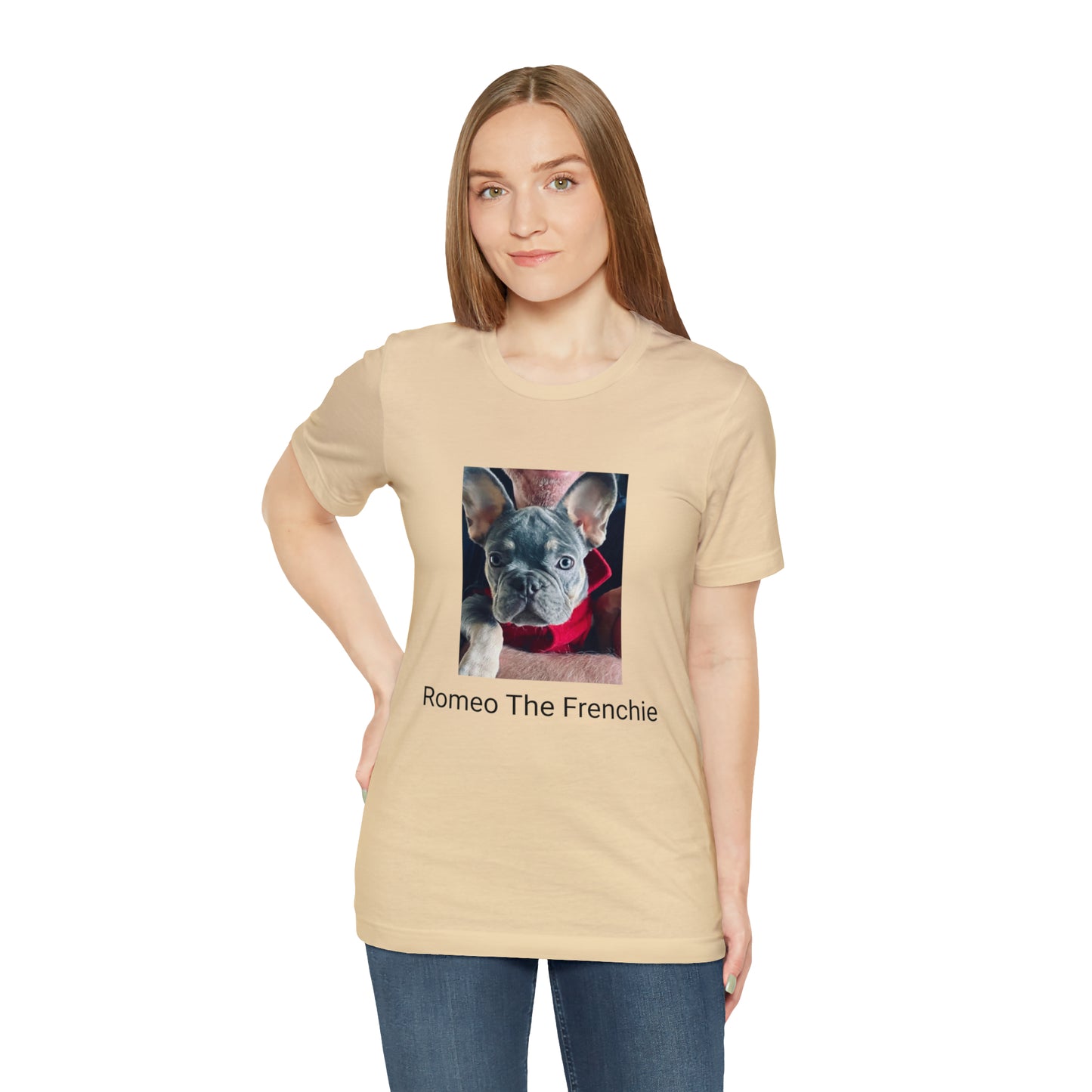 Romeo The Frenchie Unisex Jersey Short Sleeve Tee