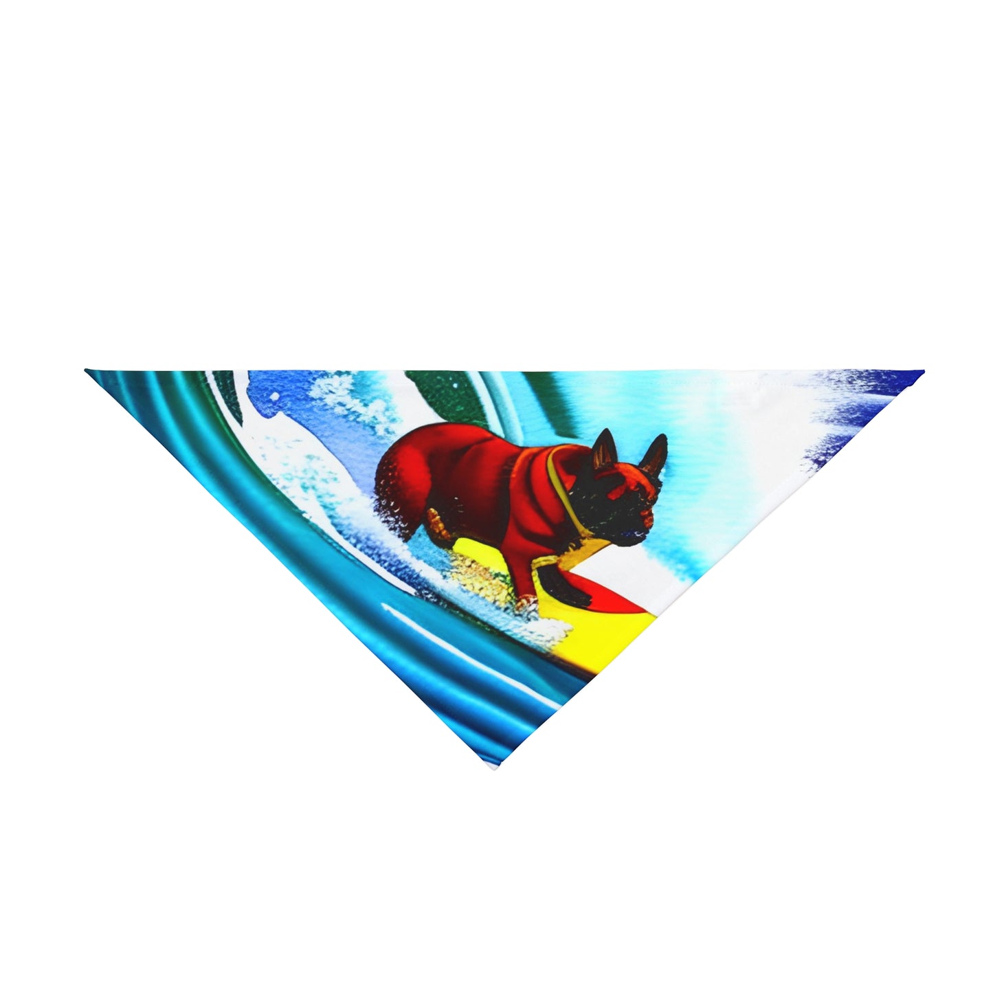 Surfing Frenchie Pet Bandana