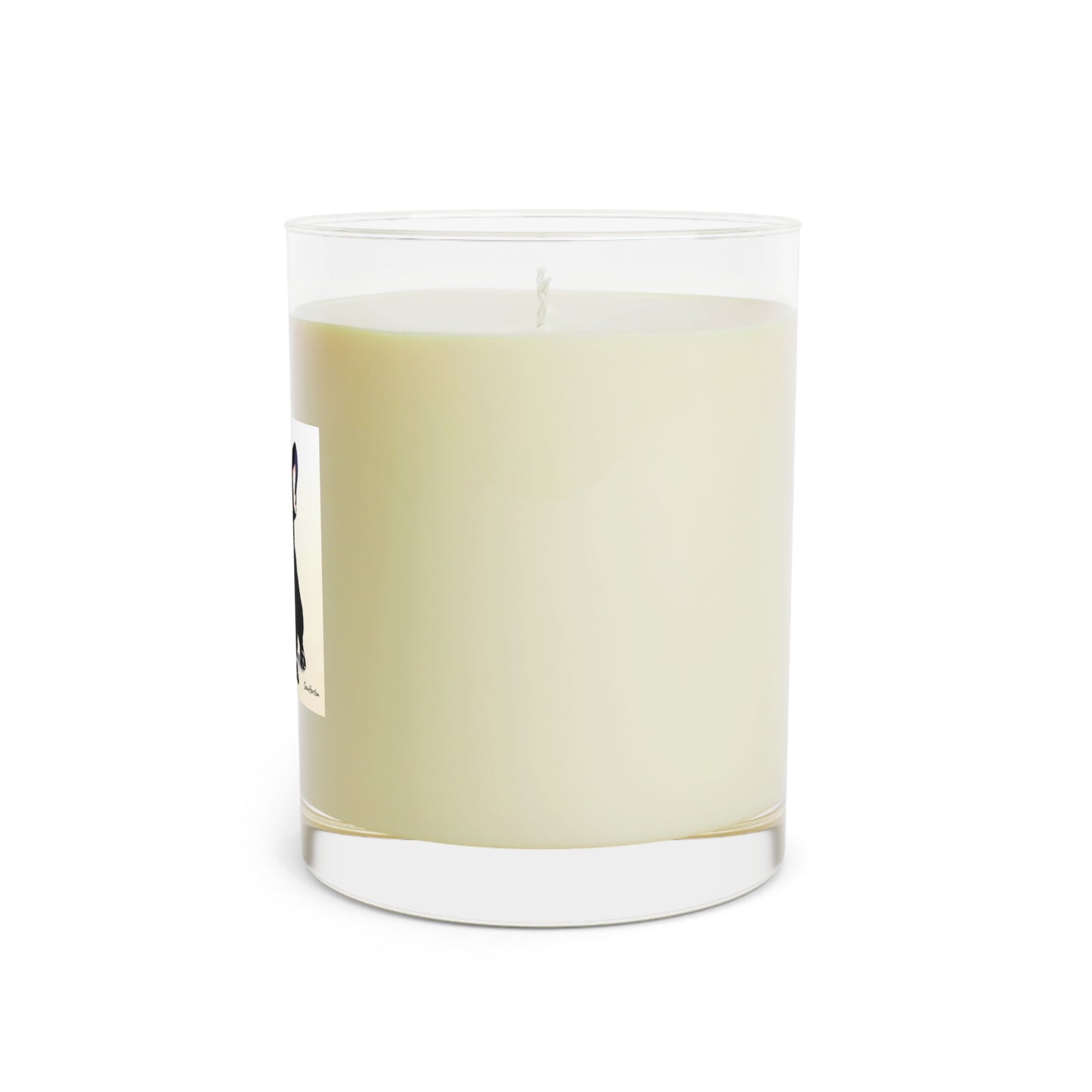 Frenchie with a Soccer Ball Scented Candle - Full Glass, 11oz