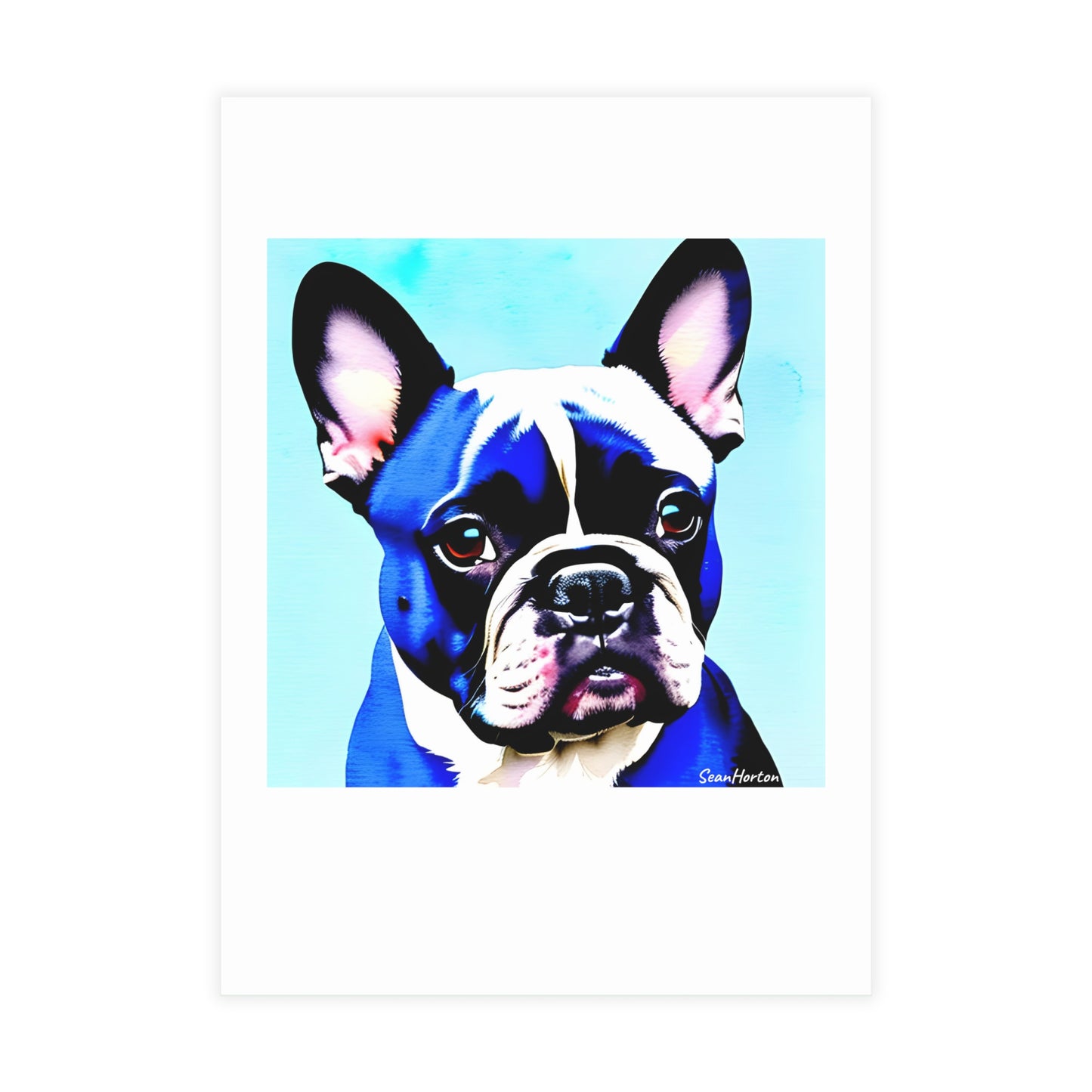 Blue Frenchie Postcard Bundles (envelopes included)