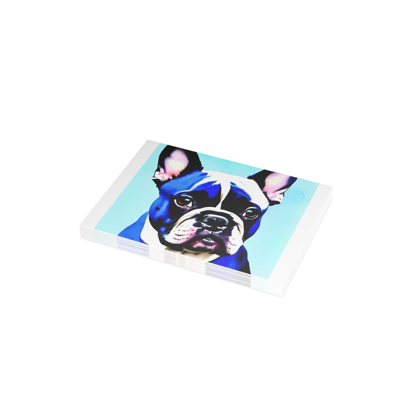 Blue Frenchie Postcard Bundles (envelopes included)