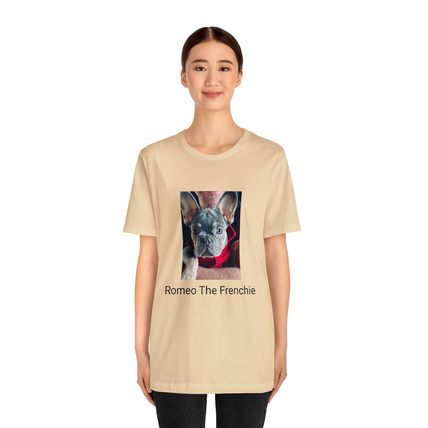 Romeo The Frenchie Unisex Jersey Short Sleeve Tee