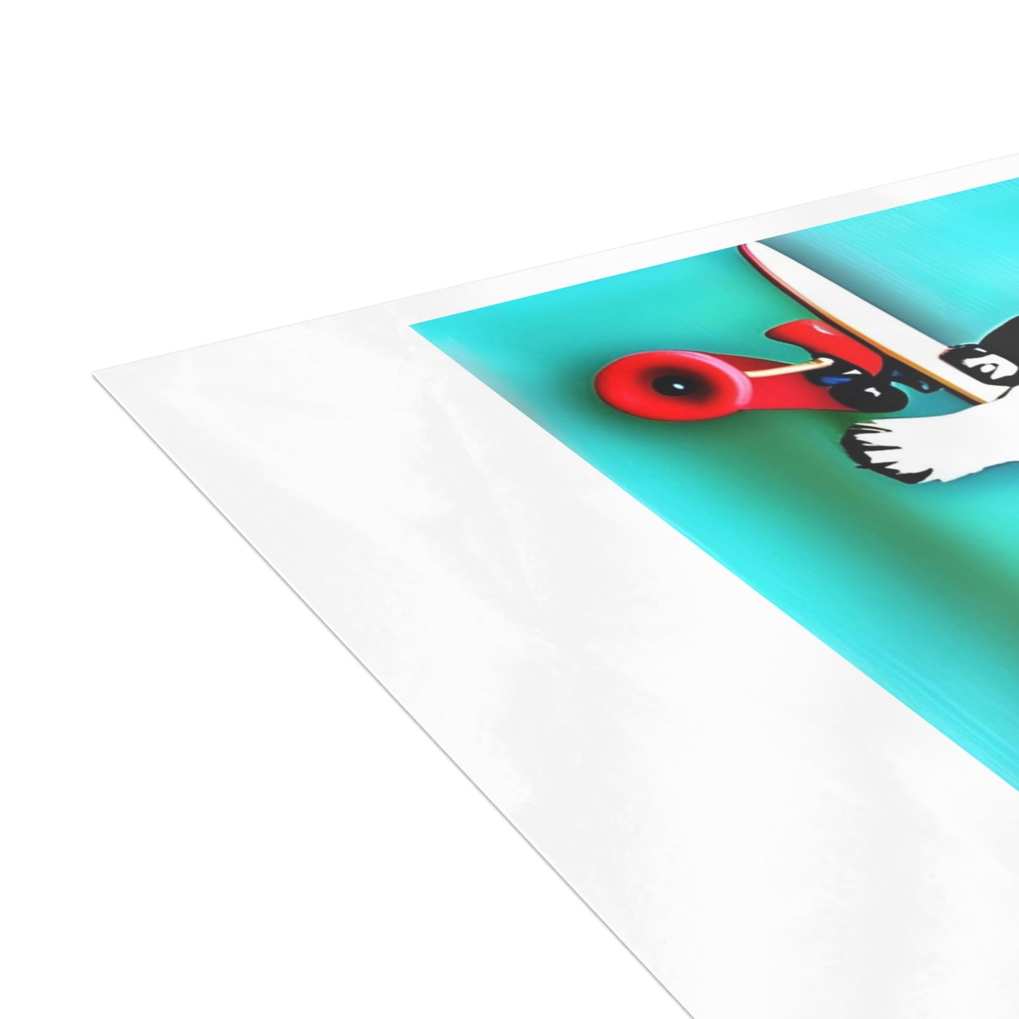 Frenchie on a Skateboard Postcard Bundles (envelopes included)