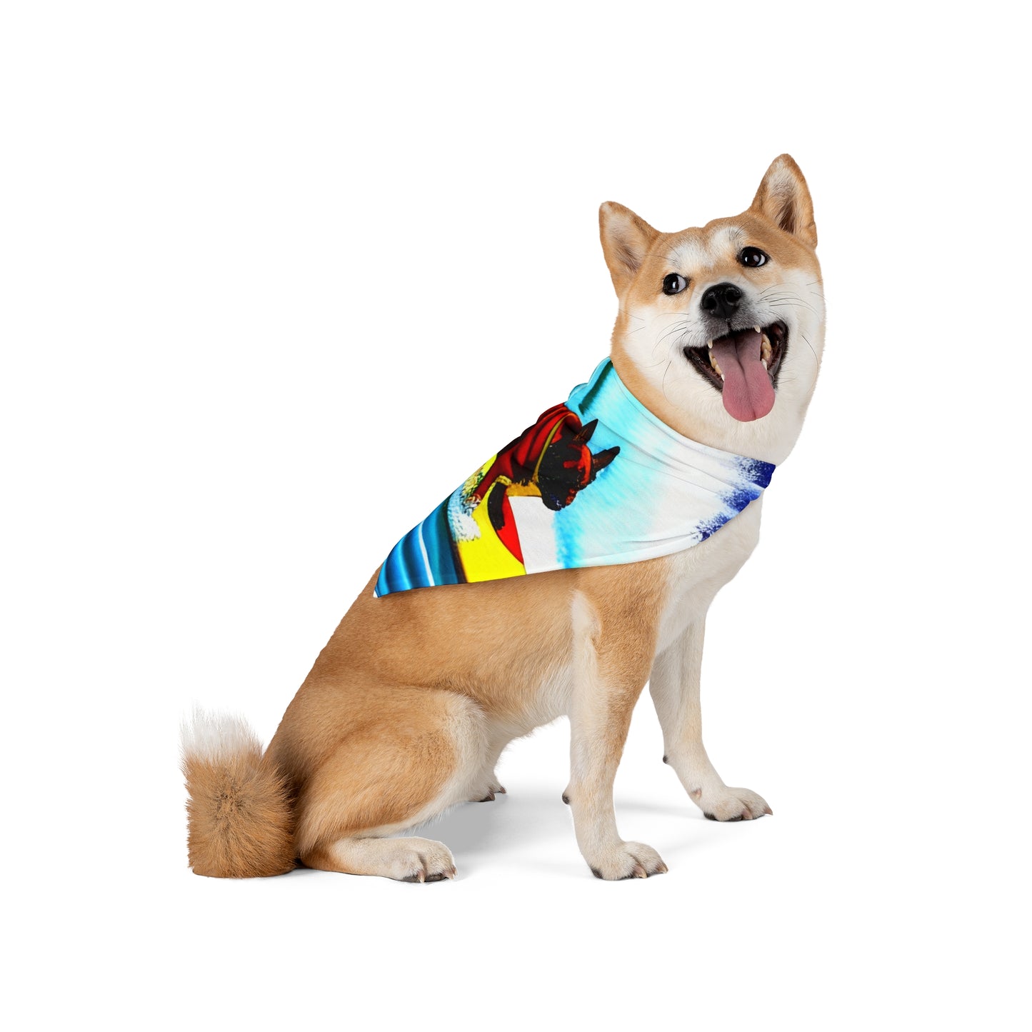 Surfing Frenchie Pet Bandana
