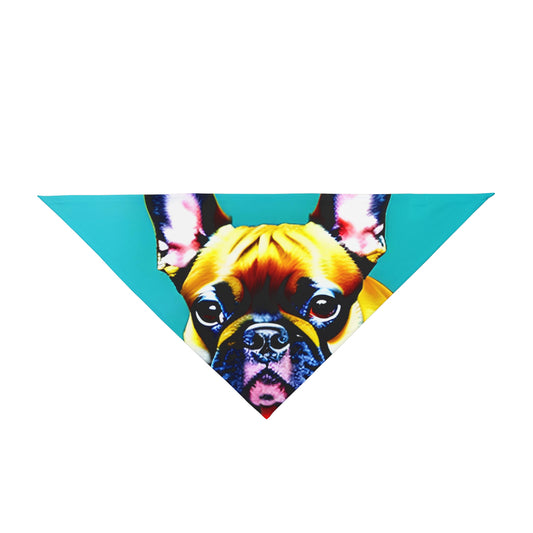 Frenchie on a Skateboard #2 Pet Bandana #2
